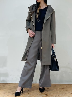 「m.f.editorial（エムエフエディトリアル）のアイテム（トップス）」を使った、m.tさん（レディース・163cm）の冬コーディネート