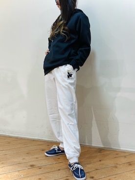 「リラックスコーデ」｜「アイテム（その他）」を使った、m.tさん（レディース・163cm）の夏コーディネート
