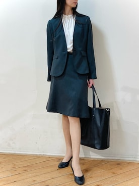 「TAKA-Q（タカキュー）のアイテム（バッグ）」を使った、m.tさん（レディース・163cm）の春コーディネート