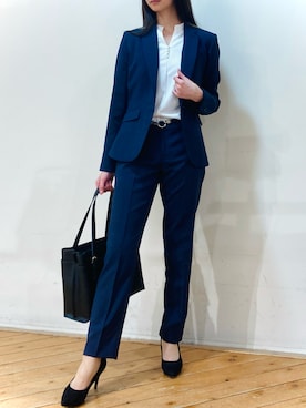 「m.f.editorial（エムエフエディトリアル）のアイテム（トップス）」を使った、m.tさん（レディース・163cm）の秋コーディネート