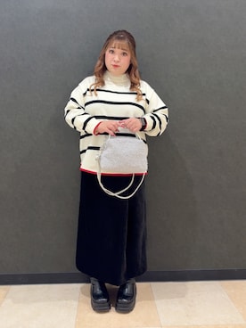 「DRESKIP（ドレスキップ）のアイテム」を使った、mayaさん（レディース・155cm）の冬コーディネート