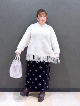 mayaさん（レディース・155cm）の冬コーディネート