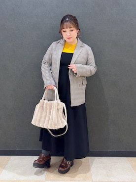 「アイテム（テーラードジャケット）」を使った、mayaさん（レディース・155cm・30代）の秋コーディネート