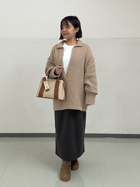 haruruko02さん（レディース・154cm）の冬コーディネート