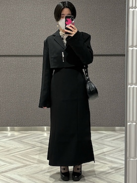「アイテム（インナーウェア/肌着）」を使った、ayachan119さん（レディース・150cm・10代）の秋コーディネート