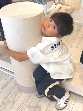 「アイテム（シャツ/ブラウス）」を使った、shiina23さん（キッズ・120cm）の夏コーディネート