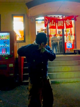 「アイテム（ニットキャップ/ビーニー）」を使った、ひなたさん（メンズ・163cm）の冬コーディネート