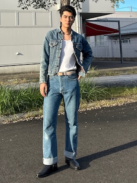 harutakaさん（メンズ・180cm）の秋コーディネート