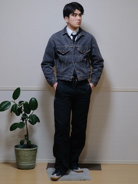 「AEON STYLE（イオンスタイル）のアイテム」を使った、harutakaさん（メンズ・180cm）の冬コーディネート