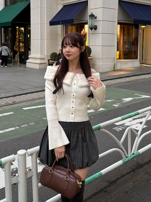 ANOTHER BRANCH OLIVE des OLIVE スカート バルーンミニスカート