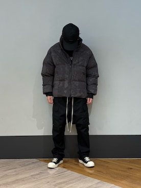 「WHITELAND（ホワイトランド）のアイテム（ブルゾン）」を使った、amonさん（メンズ・170cm）の秋コーディネート