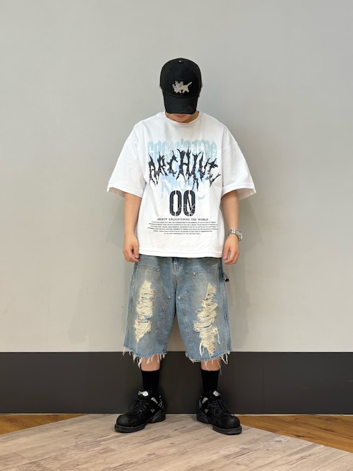 WHITELAND/ホワイトランド/DENIM DOUBLE KNEE SHORT PANT WHITELAND/ホワイトランド/DENIM DOUBLE KNEE SHORT PANT