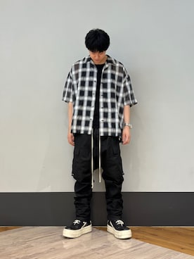 「DANKE SCHON（ダンケシェーン）のアイテム（トップス）」を使った、amonさん（メンズ・170cm）の夏コーディネート
