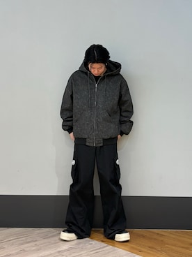 「WHITELAND（ホワイトランド）のアイテム（ジャケット/アウター）」を使った、amonさん（メンズ・170cm）の秋コーディネート