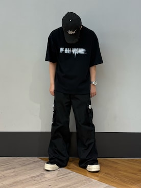 「A4A（エーフォーエー）のアイテム」を使った、amonさん（メンズ・170cm）の夏コーディネート