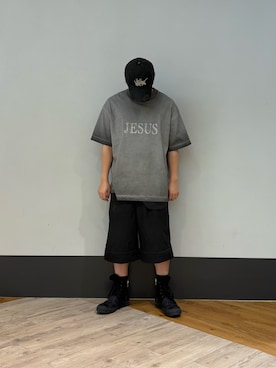 「WHITELAND（ホワイトランド）のアイテム（トップス）」を使った、amonさん（メンズ・170cm）の秋コーディネート