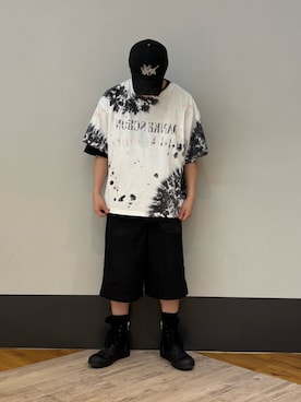 「DANKE SCHON（ダンケシェーン）のアイテム（トップス）」を使った、amonさん（メンズ・170cm）の夏コーディネート