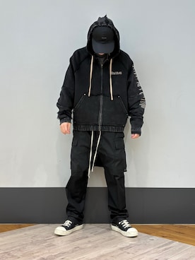 「DANKE SCHON（ダンケシェーン）のアイテム」を使った、amonさん（メンズ・170cm）の冬コーディネート