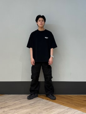 「A4A（エーフォーエー）のアイテム」を使った、amonさん（メンズ・170cm）の夏コーディネート