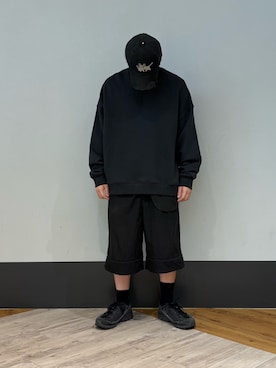 「WHITELAND（ホワイトランド）のアイテム（スウェット）」を使った、amonさん（メンズ・170cm）の秋コーディネート