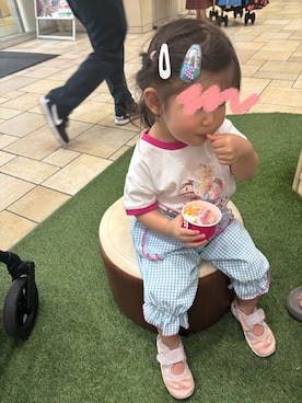 「アイテム（サンダル）」を使った、あおちゃそさん（キッズ・90cm）の秋コーディネート