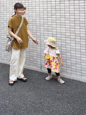 「アイテム（パンツ）」を使った、あおちゃそさん（レディース・151cm・30代）の夏コーディネート