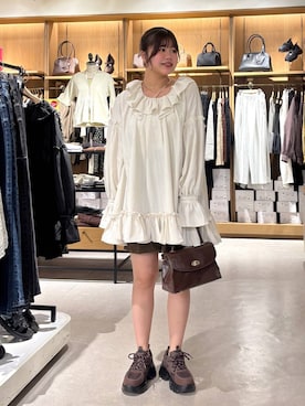 「アイテム（チョーカー）」を使った、なっぴさん（レディース・158cm・20代）の夏コーディネート