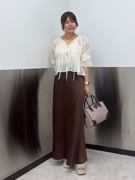 なっぴさん（レディース・158cm）の夏コーディネート