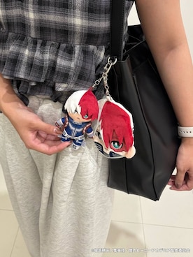 「アイテム（ポーチ）」を使った、なっぴさん（レディース・158cm）の秋コーディネート