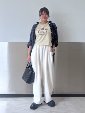 「アイテム（チョーカー）」を使った、なっぴさん（レディース・158cm・20代）の秋コーディネート