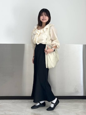 「アイテム（チョーカー）」を使った、なっぴさん（レディース・158cm・20代）の冬コーディネート