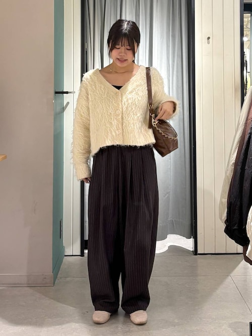 セール】シャギーショートVカーディガン 632263（カーディガン/ボレロ