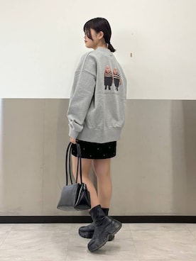 「アイテム（スウェット）」を使った、なっぴさん（レディース・158cm・10代）の秋コーディネート