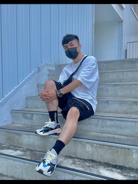 「MAMC（エムエーエムシー）のアイテム」を使った、Mizu_88さん（メンズ・169cm）の秋コーディネート