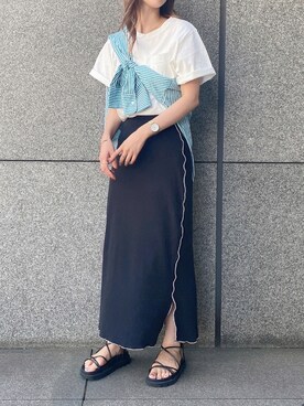 Nozomiさん（レディース・156cm）の夏コーディネート