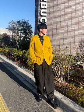 「FILA」｜あんさん（メンズ・179cm）の冬コーディネート