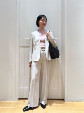 市川 瑠依子さん（レディース・163cm）の春コーディネート