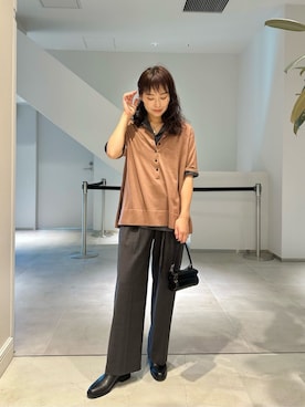 市川 瑠依子さん（レディース・163cm）の秋コーディネート