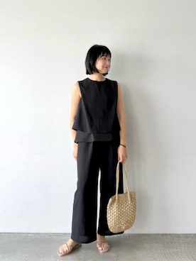 市川 瑠依子さん（レディース・163cm）の夏コーディネート