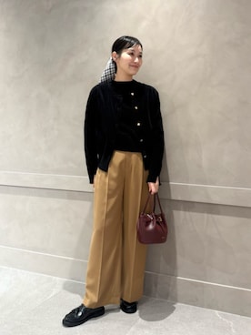 市川 瑠依子さん(レディース・163cm)の秋コーディネート
