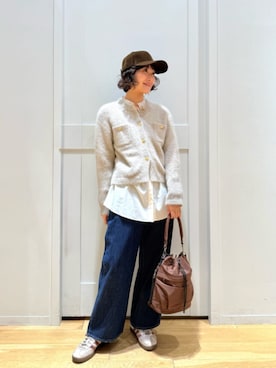 市川 瑠依子さん（レディース・163cm）の冬コーディネート