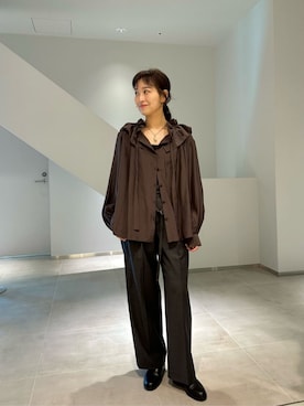 市川 瑠依子さん(レディース・163cm)の秋コーディネート