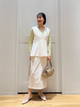 市川 瑠依子さん(レディース・163cm)の冬コーディネート