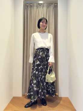 市川 瑠依子さん（レディース・163cm）の冬コーディネート