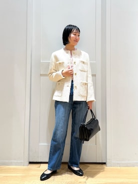 市川 瑠依子さん（レディース・163cm）の春コーディネート