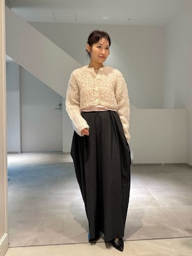 市川 瑠依子さん(レディース・163cm)の秋コーディネート