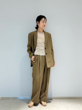 市川 瑠依子さん（レディース・163cm）の冬コーディネート