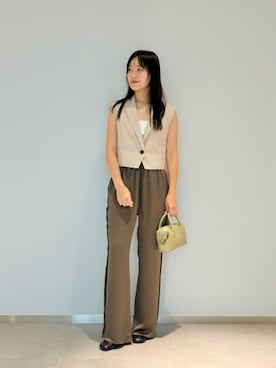 ＜AEWEN MATOPH＞パワーショルダー ベスト AEWEN MATOPH（イウエン マトフ）の「＜AEWEN MATOPH＞パワー