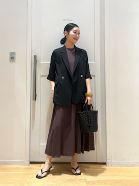 市川 瑠依子さん(レディース・163cm)の夏コーディネート