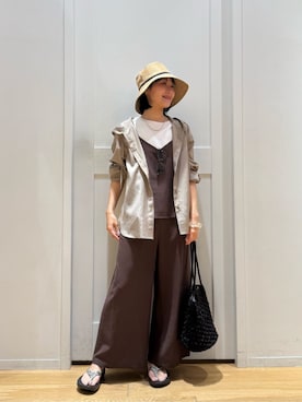 市川 瑠依子さん(レディース・163cm)の夏コーディネート